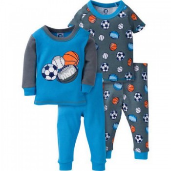 Дитяча піжама для хлопчика з 4 предметів "Спортивна зірка"