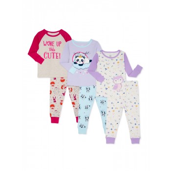 Піжама дитяча з 6 предметів для дівчинки "Солодкі сни"